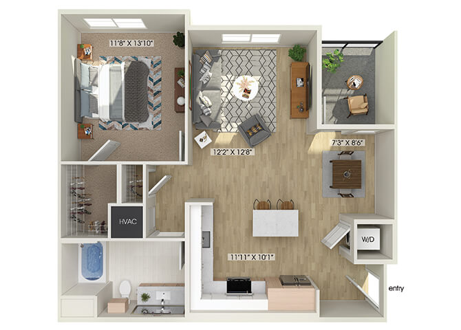 Suite A Floorplan